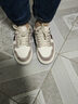 狄德拉真皮大碼女鞋41-43厚底小白鞋女2026新款百搭春秋休閑運動(dòng)板鞋 米+粽 39 (245mm) 標準碼 曬單實(shí)拍圖