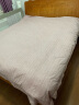 富丽真金（FULLRICH） 全棉磨毛四件套抗菌冬季加厚保暖刺绣被套床单家纺床上用品 子纯-粉 1.5/1.8m床 四件套200X230被套 实拍图