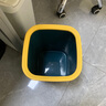 訪客 家用高顏值大號(hào)垃圾桶廚房辦公環(huán)保垃圾桶衛(wèi)生間分類垃圾筐 大號(hào)垃圾桶 灰色 12L 【1個(gè)裝】 曬單實(shí)拍圖