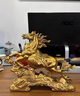RWTW馬到成功馬擺件生肖馬客廳辦公室桌面裝飾送領(lǐng)導老板禮品 新款馬到成功鎏金色大號 44* 3cm 曬單實(shí)拍圖