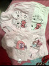 幸福六個色 5條裝兒童內(nèi)褲女童面包褲純棉三角寶寶不夾pp小女孩短褲1-3-5-9歲A類 公主款 隨機色5條 100碼 參考體重26-30斤 曬單實拍圖