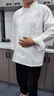 保羅嵐芝加肥加大碼廚師工作服男女春秋高檔餐飲酒店廚房罩衣定制大廚工衣 曬單實(shí)拍圖