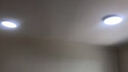 錫光LED臥室燈超薄2.5cm防潮防蚊蟲三防吸頂燈圓形浴室陽臺廚房衛(wèi)生間過道燈 白色30cm24瓦白光 曬單實拍圖