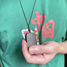 詩(shī)芙璐沉香木平安無(wú)事牌吊墜男女士款定制刻字佛牌項(xiàng)鏈 沉香無(wú)事牌吊墜 曬單實(shí)拍圖