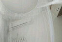 南极人（NanJiren）新款公主蚊帐1.5米家用卧室免安装吊顶式挂钩天花板高级落地床幔 锦绣-典雅玉【免安装加密蚊帐】 1.5m（5英尺）床 实拍图