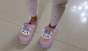 機器豬兒童拖鞋棉布春秋季薄款女童寶寶可愛(ài)萌室內防滑中大童家居鞋男童 粉色 兔子 34 -35碼內長(cháng)21cm 曬單實(shí)拍圖