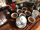 井瓷景德鎮(zhèn)玲瓏青花瓷功夫茶具整套裝高端茶杯送長(zhǎng)輩領(lǐng)導(dǎo)客戶(hù)喬遷禮物 吉祥如意玲蓋碗套裝 8件 曬單實(shí)拍圖