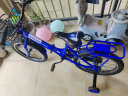 凤凰（Phoenix）儿童自行车宝宝脚踏车儿童折叠自行车3-8岁童车  陆寻  蓝色 18寸 实拍图
