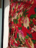 乱在江南印花吊带连衣裙女棉夏季新品沙滩裙宽松休闲显瘦旅游度假长裙 红色 XL 实拍图