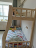 桉鵲【上門(mén)安裝】實(shí)木上下床高低床上下鋪兩層木床雙層床組合 爬梯款上80下100裸床 自行安裝 曬單實(shí)拍圖