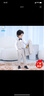 閃閃藍寶西裝兒童禮服花童西服套裝鋼琴演出服小主持人服裝男孩表演服正裝 米色馬甲+褲子+襯衫+領(lǐng)結 120 建議體重46-52斤 曬單實(shí)拍圖
