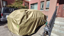 御山河奧迪a6l/a5/a4l/a3/q3/q5l/q2l/q7車衣汽車全車罩冬季加厚防雪罩 奧迪Q5L【卡其色-牛津布車衣】 加絨加厚升級款+收納袋 曬單實(shí)拍圖