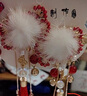 虔生緣漢服古裝夾子頭飾拜年紅色毛球古風(fēng)邊夾森系仙美可愛(ài)少女流蘇發(fā)卡 中國風(fēng)女童寶寶鈴鐺暖松發(fā)夾一對 新年紅色毛球流蘇對夾子拜年頭花 曬單實(shí)拍圖