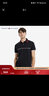 Tommy Hilfiger25秋冬新款男裝休閑通勤珠地棉印花鑲邊翻領(lǐng)修身短袖T恤POLO 黑色001 M （推薦：130-140斤） 曬單實(shí)拍圖