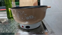 喋喋熊韓式電火鍋家用多功能電煮鍋電熱鍋電炒鍋蒸煮涮炒電蒸鍋學(xué)生宿舍不粘鍋電火鍋多用途小功率火鍋 2.7L 不粘鍋適合2-3人 曬單實(shí)拍圖