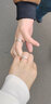 DR對戒情侶鉆戒 結(jié)婚訂婚鉆石戒指禮物 LOVELINE簡奢 單男戒 分色18K 曬單實拍圖