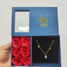 中國黃金CHINA GOLD鈴蘭花黃金腳鏈女士足金和田玉七夕情人節(jié)禮物送女友老婆生日實用 足金鈴蘭花腳鏈 曬單實拍圖