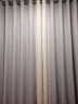 贝格奥（BEI GE AO） 贝格奥 简约现代雪尼尔窗帘奢华定制高档窗帘客厅双色拼接提花遮光窗帘卧室 浅灰拼米白 加工打孔（定制尺寸每米宽2.7米高） 实拍图