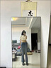 GOCHIEI微喇牛仔褲女2025年春秋新款高腰顯瘦直筒小個子馬蹄微喇叭褲子 復古藍-長褲 M 曬單實拍圖