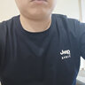 吉普（JEEP）短袖t恤男夏季薄款圓領(lǐng)大碼男裝運動(dòng)休閑體恤純色棉質(zhì)半袖男 藍色 2XL 曬單實(shí)拍圖