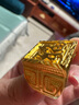 南匯恒安戒指男士霸氣福四方型活口加厚黃色指環(huán) 曬單實(shí)拍圖