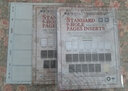 PCCB/明泰集郵冊(cè)郵票冊(cè)錢(qián)幣冊(cè)紙幣冊(cè)收藏冊(cè)活頁(yè)標(biāo)準(zhǔn)9孔活頁(yè)通用頁(yè) 透明單面5行 1包（每包10頁(yè)） 曬單實(shí)拍圖