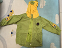 G.duck小黃鴨男童外套春秋裝2024新款洋氣兒童衣服男寶寶連帽衫小孩穿的 0098草綠色 110 建議100-105cm3-4歲 曬單實(shí)拍圖