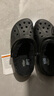 卡駱馳（CROCS）秋冬新品暖棉洞洞鞋男女秋冬款貝雅暖棉拖鞋|205969 黑/黑-060(建議買(mǎi)大一碼) 39 (240mm) 曬單實(shí)拍圖