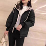 AIROUDAN 原創(chuàng)輕奢潮牌女裝2022年新款棉服女韓版寬松bf學(xué)生棉衣ins港風(fēng)面包服女士外套冬 米白色 S 曬單實(shí)拍圖
