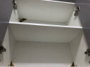 九尘厨房吊柜挂墙式阳台置物柜卧室壁橱卫生间储物柜墙壁柜 长120深30高60四门现代灰 实拍图