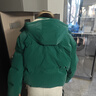 KOLON SPORT/可隆羽絨服 女子戶(hù)外露營(yíng)短款防風(fēng)耐磨中量鵝絨外套 LKDJ4WT626-DG 深綠色 L 170/92A 曬單實(shí)拍圖