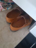 木林森（MULINSEN）男鞋商务休闲镂空豆豆鞋软底凉皮鞋 黄棕 42码 88028 实拍图