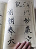 趙孟頫楷書書法3本 膽巴碑 三門記 妙嚴寺記 原碑帖附簡體旁注 趙體行楷書書法練字帖 湖南美術出版社 曬單實拍圖