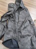 杰克·瓊斯（JACK&JONES）男裝秋季時(shí)尚潮襯衫外套百搭舒適休閑寬松翻領(lǐng)PU夾克男2244O3016 H0Z暗灰色 M 175 曬單實(shí)拍圖