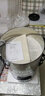 格姆仕 多功能電蒸鍋家用 多用途鍋304不銹鋼大容量快速電熱鍋電蒸籠鍋蒸包子饅頭玉米多層智能預約定時(shí) 底+4層（1高籠+3低籠 曬單實(shí)拍圖