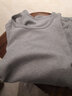 AB秋冬基礎保暖全棉純棉柔軟親膚棉舒適男秋衣秋褲內衣商務(wù)套裝 深灰 3XL 曬單實(shí)拍圖