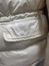 betu百圖女裝冬季新款羽絨服時(shí)髦小香風(fēng)外套拼接款羽絨服女2210T07 米白 M 曬單實(shí)拍圖