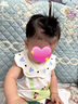 斐月伽 韓版嬰兒純棉口水巾兒童防水圍嘴新生男寶寶可旋轉(zhuǎn)圍兜秋冬0-2歲 藍(lán)色帆船+白底汽車+白底米奇 曬單實(shí)拍圖