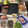 蘇泊爾（SUPOR）電烤爐烤肉鍋家用多功能大功率輕油少煙大容量4-6人不粘電烤盤烤肉機 1層 曬單實拍圖