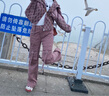 ONLY春夏簡約休閑百搭工裝口袋直筒休閑褲女|124114010 E18 暮光紫色 160/64A/S 曬單實拍圖