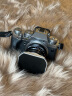 JJC 相机遮光罩 适用于富士XF 23mm F2/XF 35mm F2/XC 35mm F2 R WR镜头XH2 XS10 XT4 XT30II XT5配件 银色 实拍图