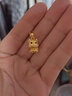 蓓影黃金吊墜足金999生肖猴吊墜黃金項(xiàng)鏈猴想你牛本命年生日七夕禮物 足金生肖猴吊墜+銀鏈 曬單實(shí)拍圖