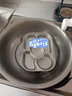 合興利（HESInLY）316不銹鋼飯盒兒童小學(xué)生分格餐盒加熱微波爐便當(dāng)盒加大容量餐盤 四格綠色斑馬飯盒+304鋼湯碗 1.4L 飯盒1個(gè)+手提袋 曬單實(shí)拍圖