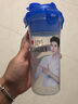 樂(lè )扣樂(lè )扣水杯兒童運動(dòng)水壺搖搖杯男士夏季女小學(xué)生喝水壺辦公室家用杯子 HPL931N藍色470ml 曬單實(shí)拍圖
