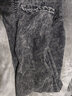 嘉曄（JIAYE）男士牛仔褲男春夏修身青年雪花褲子男彈力潮牌高端長(cháng)褲小腳男 黑色 34 曬單實(shí)拍圖