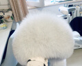 晨瑤進(jìn)口新款狐貍毛帽子女士冬季圍巾帽一體保暖風(fēng)雪帽護耳東北滑雪帽 藍狐本色 M 56-58cm 一般頭圍選擇 曬單實(shí)拍圖