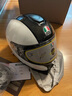 AGV SPORT MODULAR 雙鏡片碳纖維揭面盔摩托車(chē)賽車(chē)四季運動(dòng)騎行頭盔 WHITE-白色 L碼(適合59-60cm的頭圍) 曬單實(shí)拍圖