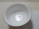 馳諾碗家用碗高腳防燙景德鎮(zhèn)碗飯碗感新款描金飯碗陶瓷餐具吃飯碗 4.5英寸高腳碗6個裝 純白 曬單實拍圖