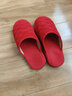 漂步棉拖鞋男女春秋家居鞋客人室內防滑地板拖鞋輕便保暖毛絨情侶棉鞋 女款條絨顏色隨機發(fā) 女款均碼適合35-39碼 曬單實(shí)拍圖