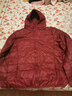 ERTN 高端品牌 輕薄羽絨服女短款新款輕便短款羽絨服韓版修身顯瘦冬裝 酒紅色  連帽 XXXXL (145-160) 曬單實(shí)拍圖